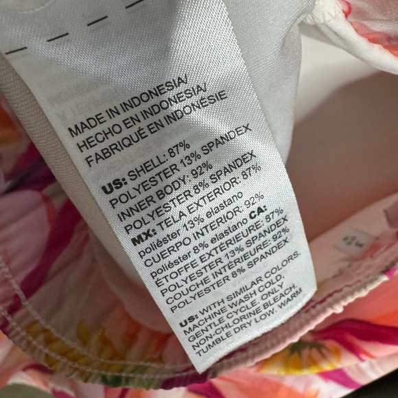 Chicos Zenergy UPF Floral Skort Pull on Pockets Golf Tennis - Picture 12 of 12